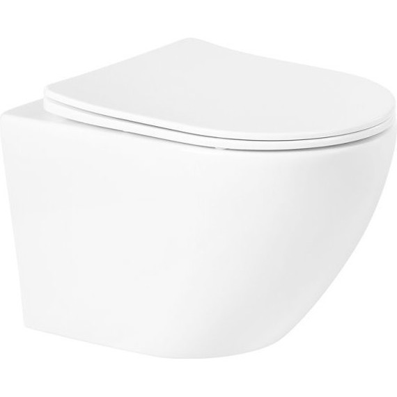 Унитаз подвесной безободковый BelBagno Sfera-R BB046CHR фото 