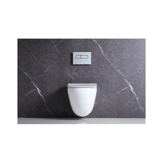 Унитаз подвесной безободковый BelBagno Amanda BB051CHR - 3 Унитаз подвесной безободковый BelBagno Amanda BB051CHR фото 3