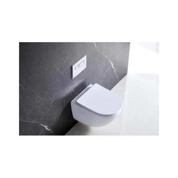 Унитаз подвесной безободковый BelBagno Amanda BB051CHR - 2 Унитаз подвесной безободковый BelBagno Amanda BB051CHR фото 2