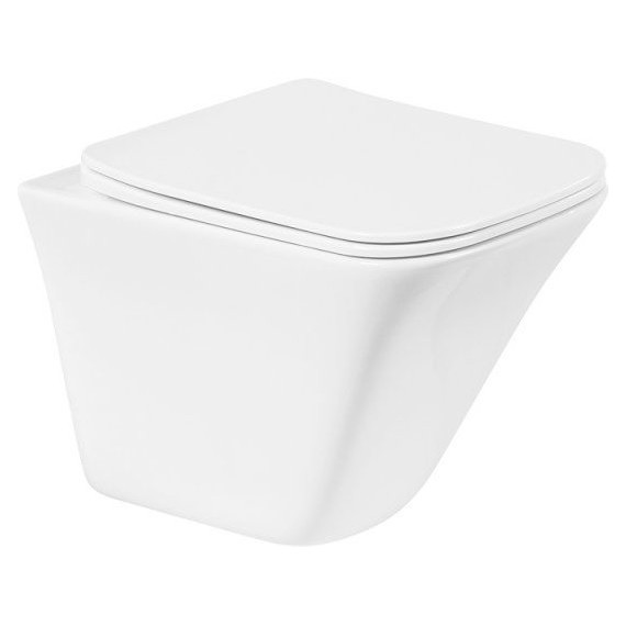 Унитаз подвесной безободковый BelBagno Marmi BB052CHR - 6 Унитаз подвесной безободковый BelBagno Marmi BB052CHR фото 6