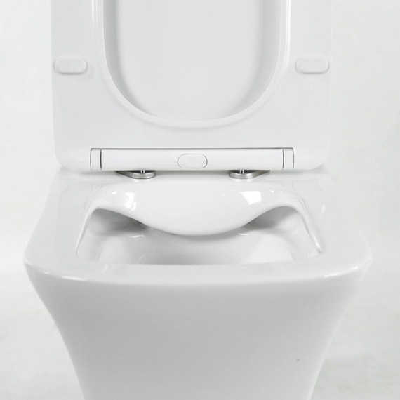 Унитаз-компакт безободковый BelBagno Marmi BB052CPR фото 10