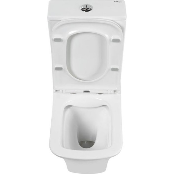 Унитаз-компакт безободковый BelBagno Marmi BB052CPR фото 5