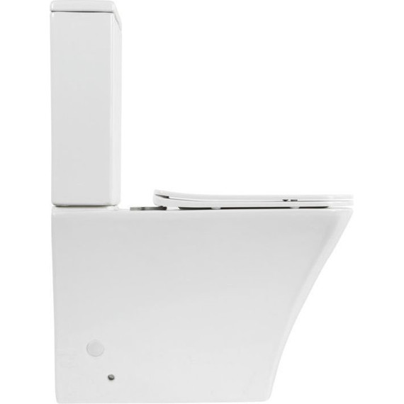 Унитаз-компакт безободковый BelBagno Marmi BB052CPR фото 9