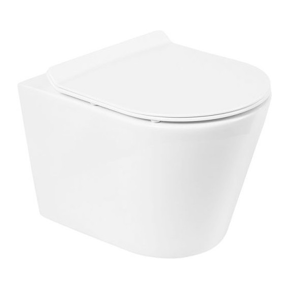 Унитаз подвесной безободковый BelBagno Flay-R BB053CHR - 4 Унитаз подвесной безободковый BelBagno Flay-R BB053CHR фото 4