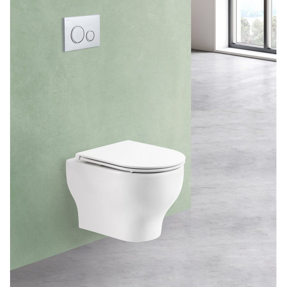 Унитаз подвесной безободковый BelBagno Lucie BB063CHR - 6 Унитаз подвесной безободковый BelBagno Lucie BB063CHR фото 6