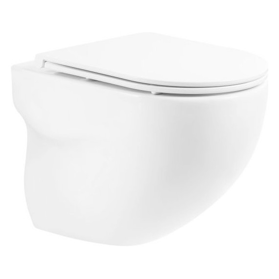 Унитаз подвесной безободковый BelBagno Onda BB066CHR фото 