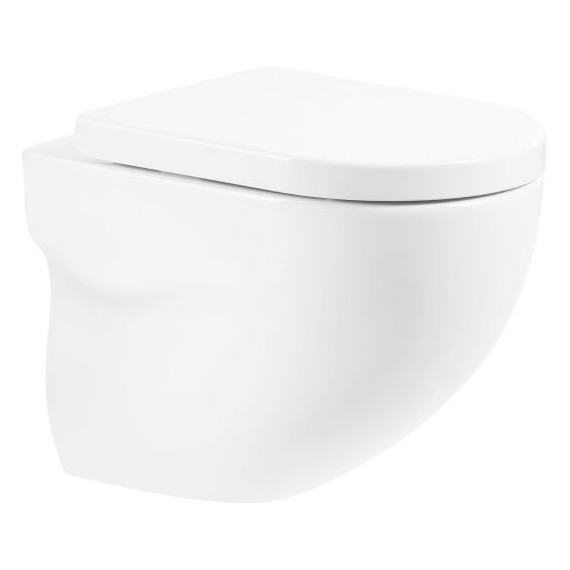 Унитаз подвесной безободковый BelBagno Onda BB066CHR - 2 Унитаз подвесной безободковый BelBagno Onda BB066CHR фото 2