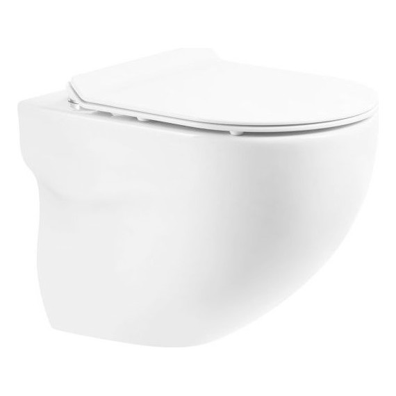 Унитаз подвесной безободковый BelBagno Onda BB066CHR - 3 Унитаз подвесной безободковый BelBagno Onda BB066CHR фото 3