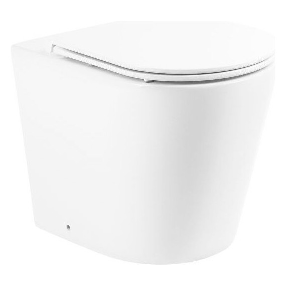 Унитаз приставной безободковый BelBagno Flay-R BB1003CBR фото 4