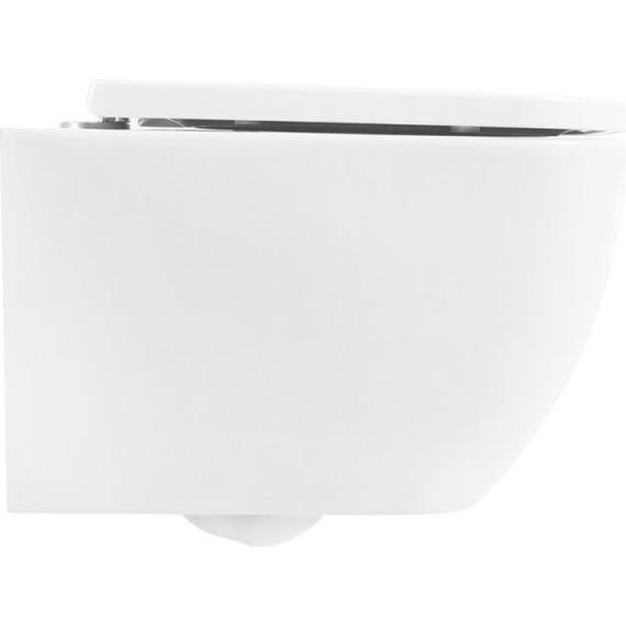 Унитаз подвесной безободковый BelBagno Alpina BB10100CHR с крышкой микролифт BB309SC - 5 Унитаз подвесной безободковый BelBagno Alpina BB10100CHR с крышкой микролифт BB309SC фото 5