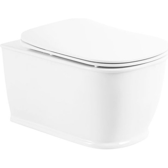 Унитаз подвесной безободковый BelBagno Prado BB10150CH фото 