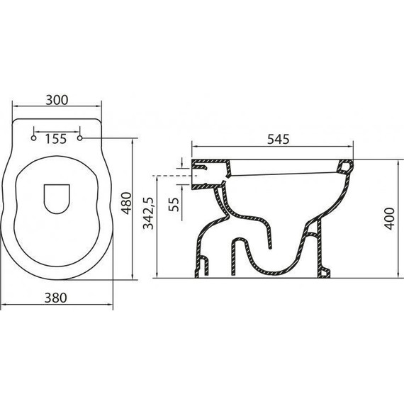 Унитаз приставной слив вертикальный BelBagno Boheme BB115CBS фото 12