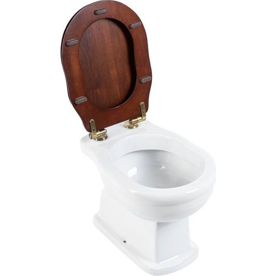 Унитаз приставной слив вертикальный BelBagno Boheme BB115CBS фото 4