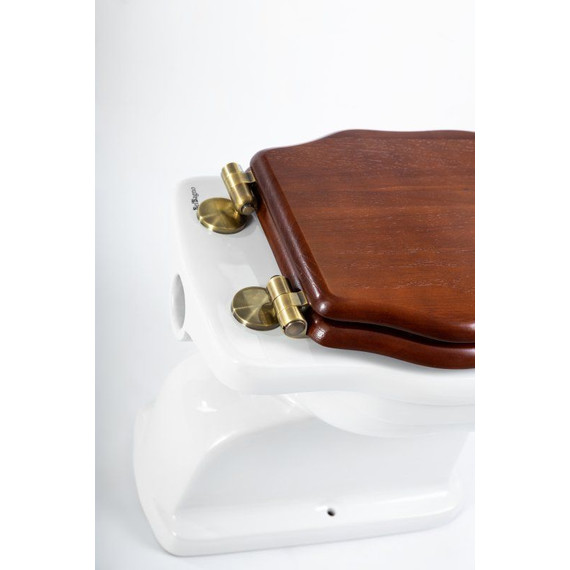 Унитаз приставной слив вертикальный BelBagno Boheme BB115CBS фото 5