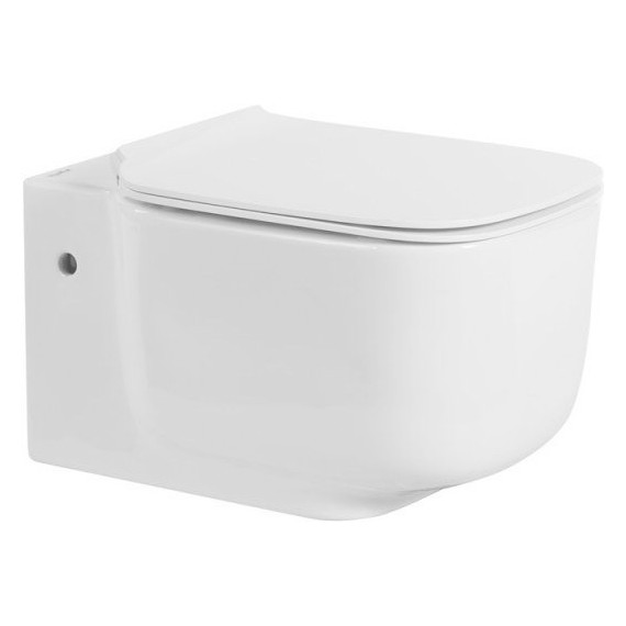 Унитаз подвесной безободковый BelBagno Vaso BB127CH фото 