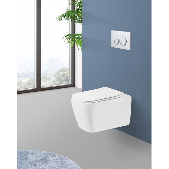 Унитаз подвесной безободковый BelBagno Veneto BB132CHR - 10 Унитаз подвесной безободковый BelBagno Veneto BB132CHR фото 10