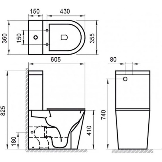 Унитаз-компакт безободковый BelBagno Flay-R BB2149CPR фото 6