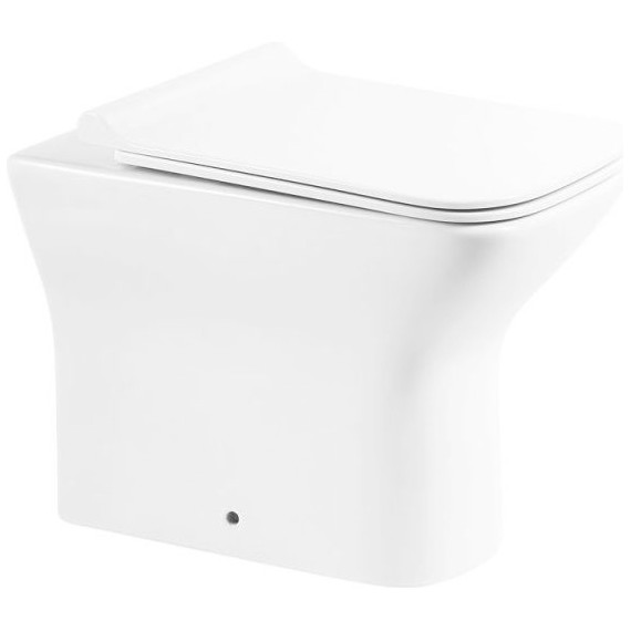 Унитаз приставной безободковый BelBagno Romano BB248CBR фото 
