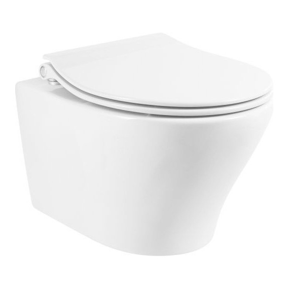 Унитаз подвесной безободковый BelBagno Acqua BB340CHR фото 