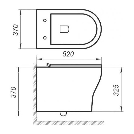 Унитаз подвесной безободковый BelBagno Acqua BB340CHR фото 10