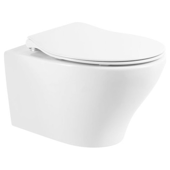 Унитаз подвесной безободковый BelBagno Acqua BB340CHR фото 6