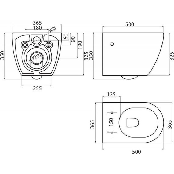 Унитаз подвесной безободковый BelBagno Sfera-R BB513CH - 7 Унитаз подвесной безободковый BelBagno Sfera-R BB513CH фото 7