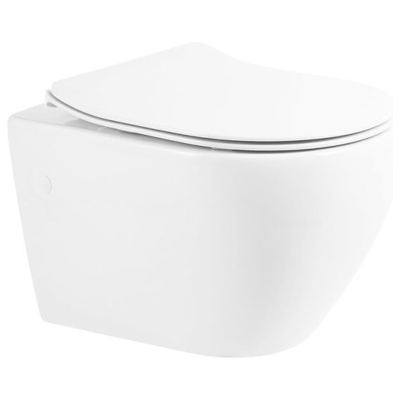 Унитаз подвесной безободковый BelBagno Sfera-R BB513CH фото 
