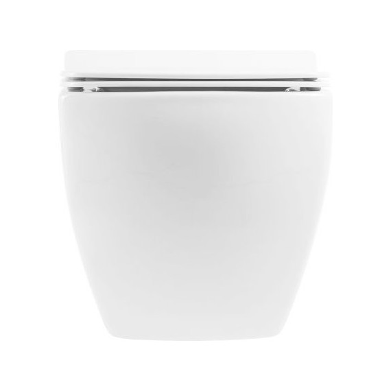 Унитаз подвесной безободковый BelBagno Carina BB514CHR фото 3