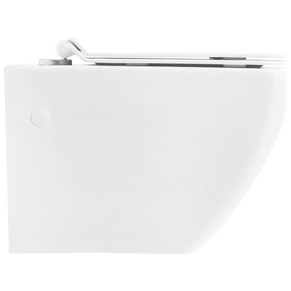 Унитаз подвесной безободковый BelBagno Carina BB514CHR фото 2