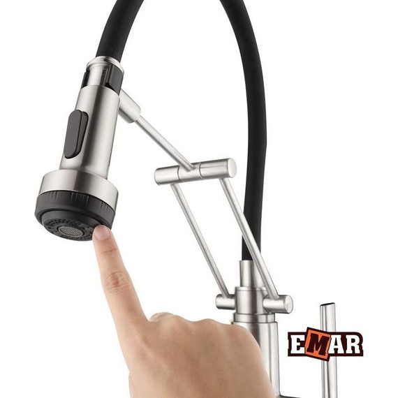 Смеситель для кухни Emar ЕСВ 7012, сатин фото 17