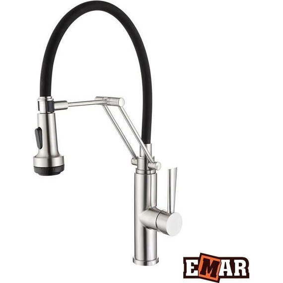 Смеситель для кухни Emar ЕСВ 7012, сатин фото 2