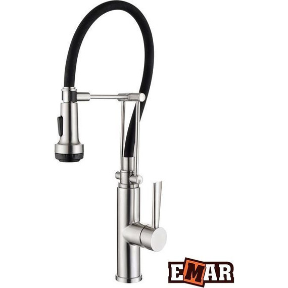 Смеситель для кухни Emar ЕСВ 7012, сатин фото 3