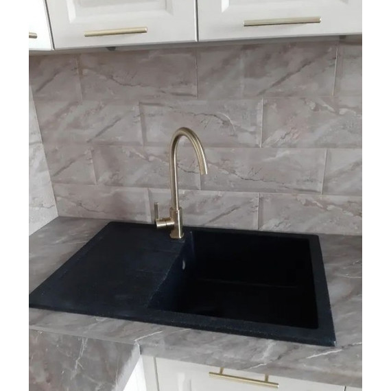 Смеситель для кухни Ledeme L4299Y, золотой сатин фото 2