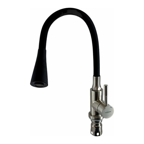 Смеситель для кухни Ledeme L74199-2, черный/сатин фото 3