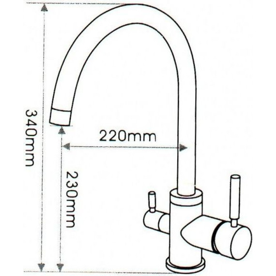 Смеситель для кухни Emar ECB-3007 PVD, Dark фото 2