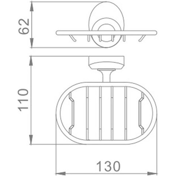 Мыльница Haiba HB1602-1 фото 2