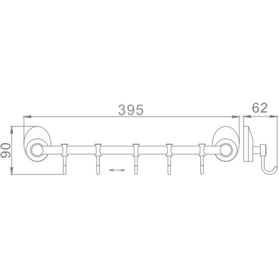 Набор крючков Haiba HB1615-5 - 2 Набор крючков Haiba HB1615-5 фото 2