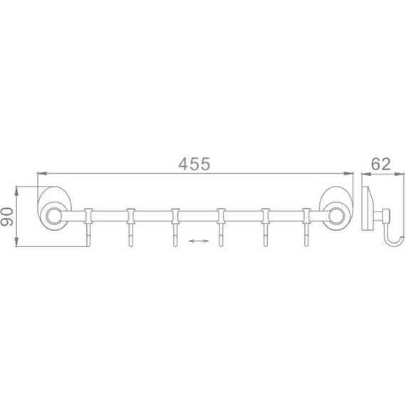 Набор крючков Haiba HB1615-6 - 2 Набор крючков Haiba HB1615-6 фото 2