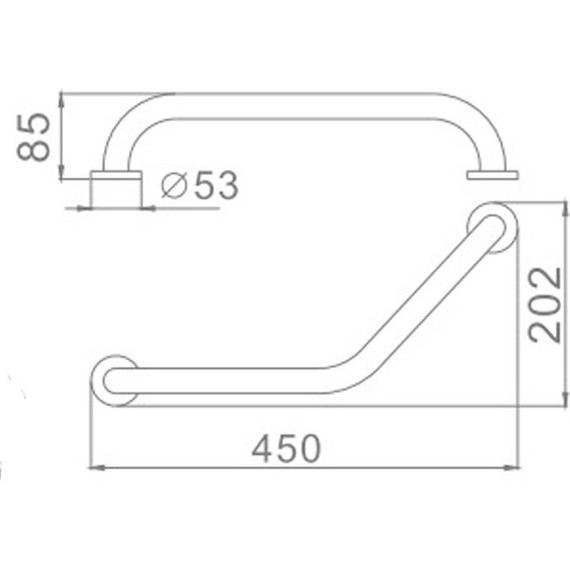 Поручень для ванны Haiba HB1717 фото 2