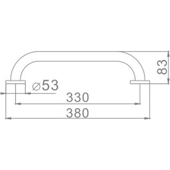 Поручень для ванны Haiba HB1718 - 2 Поручень для ванны Haiba HB1718 фото 2