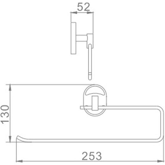 Полотенцедержатель Haiba HB1903-2 фото 2
