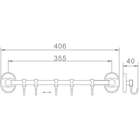 Набор крючков Haiba HB1915-5 фото 2