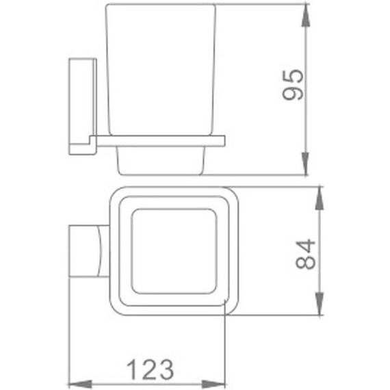 Стакан для зубных щеток Haiba HB8806 - 3 Стакан для зубных щеток Haiba HB8806 фото 3