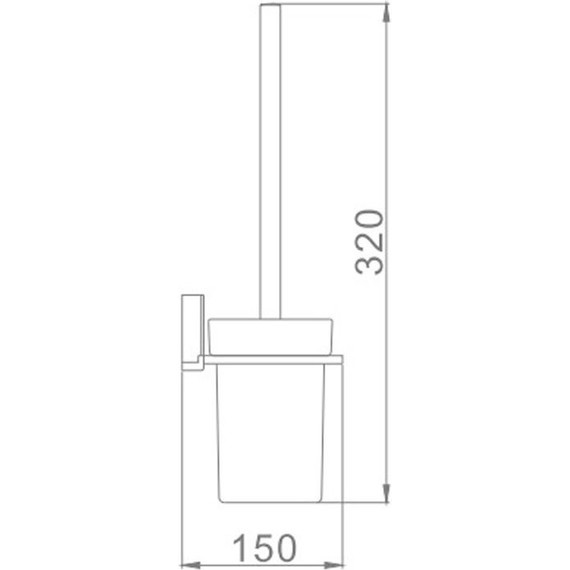 Ёршик для унитаза Haiba HB8810 - 2 Ёршик для унитаза Haiba HB8810 фото 2