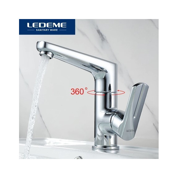 Смеситель для раковины Ledeme L1066 - 2 Смеситель для раковины Ledeme L1066 фото 2
