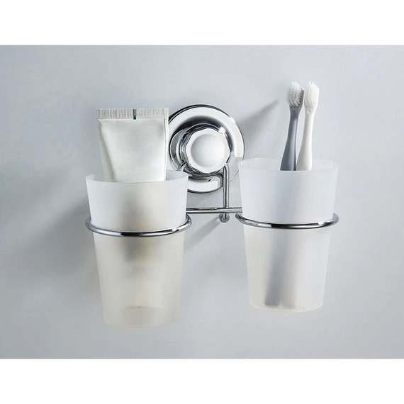 Двойной стакан для зубных щеток Ledeme L3708 - 2 Двойной стакан для зубных щеток Ledeme L3708 фото 2