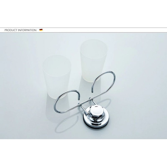 Двойной стакан для зубных щеток Ledeme L3708 - 4 Двойной стакан для зубных щеток Ledeme L3708 фото 4