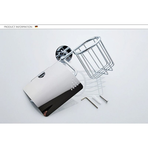 Держатель для туалетной бумаги и дезодоранта Ledeme L5703-1 - 4 Держатель для туалетной бумаги и дезодоранта Ledeme L5703-1 фото 4