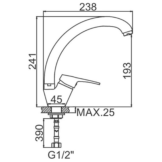Смеситель для кухни Ledeme L5913K, бежевый фото 8