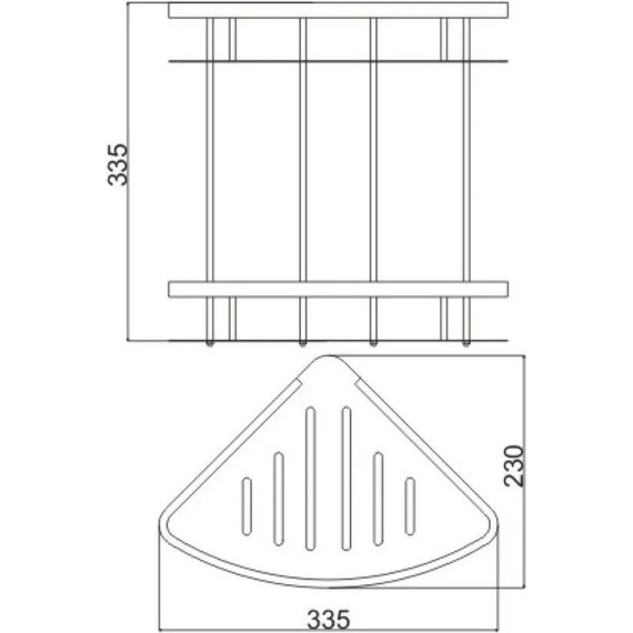 Полка угловая Potato P380-2 фото 3